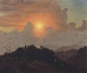 Frederic E.Church Cloudy Skies china oil painting reproduction